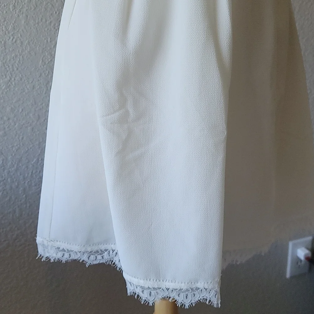 WAYF Cream/White Dress NWT - Picture 3 of 10